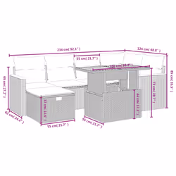 VidaXL 3328115 ensemble de meubles de jardin - Vue supplémentaire 4