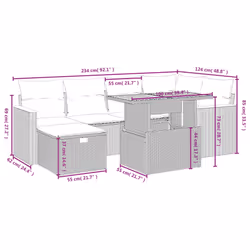 VidaXL 3328116 ensemble de meubles de jardin