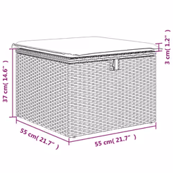 VidaXL 3328672 ensemble de meubles de jardin - Vue supplémentaire 8