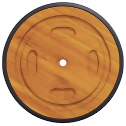 VidaXL 4105533 roulette de meuble Bois Sol dur 20,5 cm 2 pièce(s) - Vue supplémentaire 7