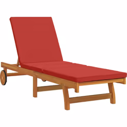 Cette chaise longue d'extérieur réglable allie style et praticité. Idéale pour te relaxer dehors que ce soit au bord de la pi ...
