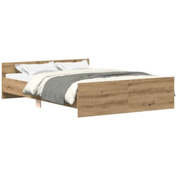Vidaxl - Cadre de lit sans matelas chêne artisanal 120x200 cm