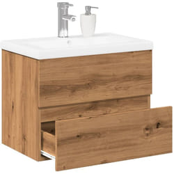 Vidaxl - Armoire lavabo avec bassin intégré chêne artisanal