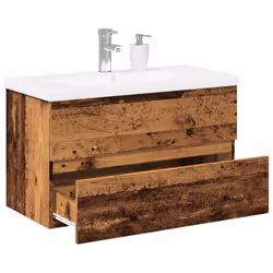 VidaXL 3328923 miroir de salle de bain et armoire de rangement pour évier