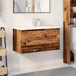 VidaXL 3328925 miroir de salle de bain et armoire de rangement pour évier - Vue supplémentaire 3