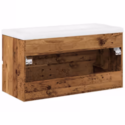 VidaXL 3328925 miroir de salle de bain et armoire de rangement pour évier - Vue supplémentaire 8