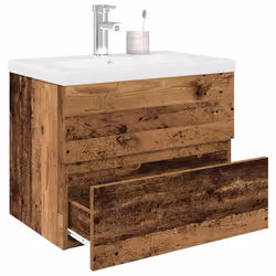 VidaXL 3328931 miroir de salle de bain et armoire de rangement pour évier