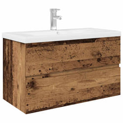 VidaXL 3328933 miroir de salle de bain et armoire de rangement pour évier