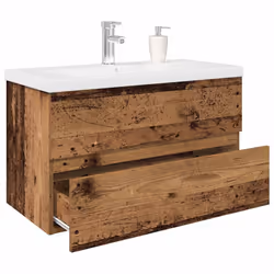 VidaXL 3328933 miroir de salle de bain et armoire de rangement pour évier