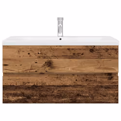 VidaXL 3328935 miroir de salle de bain et armoire de rangement pour évier - Vue supplémentaire 5