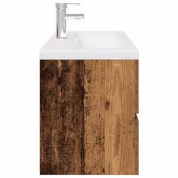 VidaXL 3328935 miroir de salle de bain et armoire de rangement pour évier - Vue supplémentaire 6