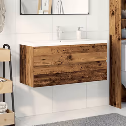 VidaXL 3328937 miroir de salle de bain et armoire de rangement pour évier