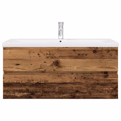 VidaXL 3328937 miroir de salle de bain et armoire de rangement pour évier - Vue supplémentaire 6
