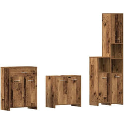 Vidaxl - Ensemble de meubles salle de bain 4 pcs bois d'ingénierie