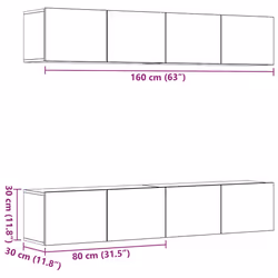 VidaXL 3328943 Support TV et centre de divertissement - Vue supplémentaire 7