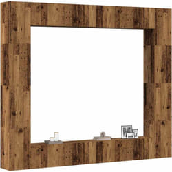 Vidaxl - Ensemble De Meuble Tv Mural 8 Pcs Vieux Bois Bois D'Ingénierie