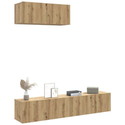 Vidaxl - Ensemble De Meuble Tv Mural 3 Pcs Chêne Artisanal