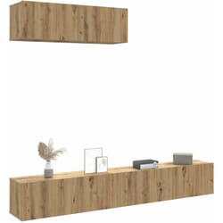 Vidaxl - Meubles tv muraux 3 pcs chêne artisanal 100x30x30 cm