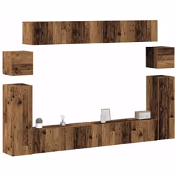 Cet ensemble de meubles TV classique est conçu pour être le point central de votre pièce, avec un design à la fois tendance e ...