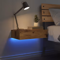 VidaXL 3329159 Table de nuit et table de chevet Bois - Vue supplémentaire 5