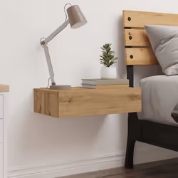 VidaXL 3329160 Table de nuit et table de chevet Chêne - Vue supplémentaire 4