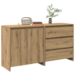 vidaXL Buffet 2 pcs - Chêne Artisanal