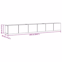 VidaXL 3329203 Support TV et centre de divertissement - Vue supplémentaire 7