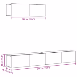 VidaXL 3329206 Support TV et centre de divertissement - Vue supplémentaire 7