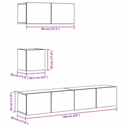 VidaXL 3329219 Support TV et centre de divertissement - Vue supplémentaire 8