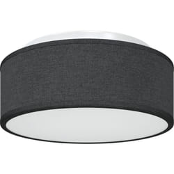 Vidaxl - Plafonnier Noir ø 30 cm en Tissu E27