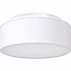 Ce lustre encastré a un look moderne et une finition en tissu blanc chic, parfait pour n'importe quel espace intérieur. C'est ...
