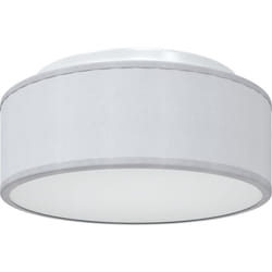 Vidaxl - Lustres Encadrés Gris ø 30 cm Tissu E27