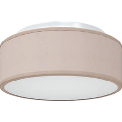 Vidaxl - Plafonniers taupe 30 cm tissu E27
