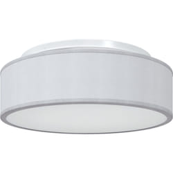 Vidaxl - Lampadaires encastrés gris ø 38 cm tissu E27