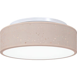 Vidaxl - Luminaires de plafond avec abat-jour étoilé Taupe ø 38 cm Tissu E27