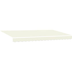 Tissu de remplacement de store pour cadre 4x2 m Crème Vidaxl