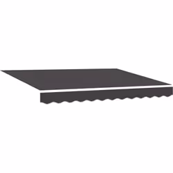 Le tissu de remplacement pour auvent vidaXL est fait pour embellir ton espace extérieur avec style et praticité. Cet auvent r ...