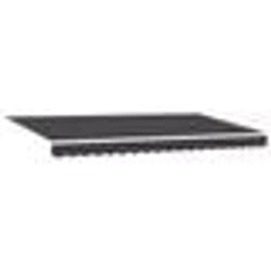 vidaXL Tissu de remplacement pour store pour cadre de 4x2 m Anthracite 42000417