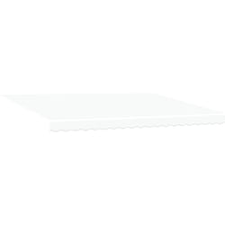 Tissu de remplacement pour store pour cadre 4,5x3 m Blanc Vidaxl