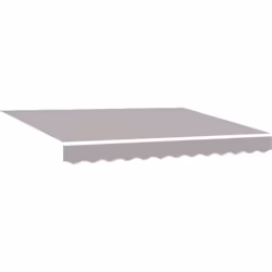Améliore ton espace extérieur avec le tissu de remplacement de store vidaXL, conçu pour une installation simple et une protec ...