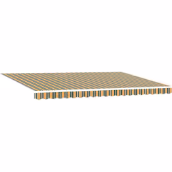 Donnez du peps à votre espace extérieur avec le tissu de remplacement pour store vidaXL, fait pour les cadres de 5x3 m avec d ...
