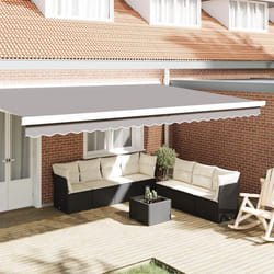 vidaXL Valence de Store pour Cadre de 5 m Gris Clair 4.8x0.2 m 42000776