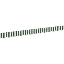 Rideau de store pour cadre de 3 m, vert et blanc, 2,8 x 0,2 m Vidaxl