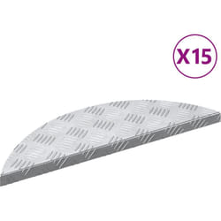 Vidaxl - Marches d'Escalier en Aluminium 15 pcs Antidérapantes 60x18 cm