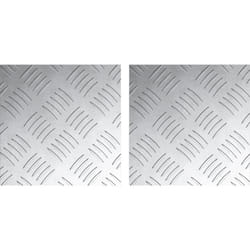 Plaques en aluminium 2 pcs Antidérapant 20x20 cm Vidaxl