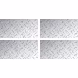 Ce lot de marches d'escalier en aluminium vidaXL est parfait pour booster la sécurité et le style de ton couloir ou entrée. A ...