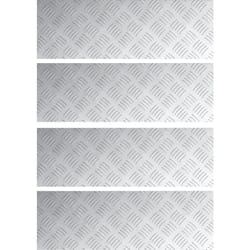 Plaques en aluminium antidérapantes 4 pcs 60x20 cm Vidaxl