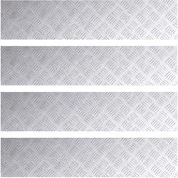 Cet ensemble de marches d'escalier en aluminium est parfait pour allier sécurité et style, que ce soit à l'intérieur ou à l'e ...