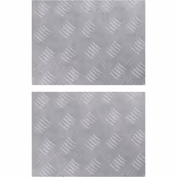 Ce set de plaques en aluminium à chevrons est fait pour rendre votre couloir ou vos espaces extérieurs plus sûrs. Avec leur c ...