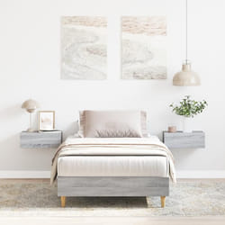 Cadre De Lit Sonoma Gris 90 X 200 Cm Bois D'Ingénierie Vidaxl